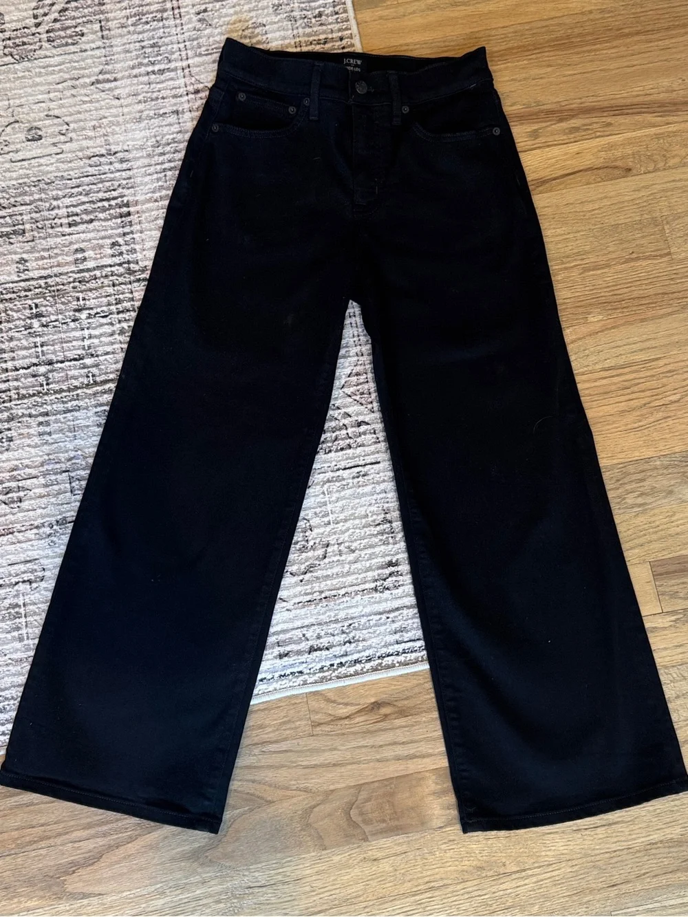 J. Crew Wide-Leg Crop Jeans